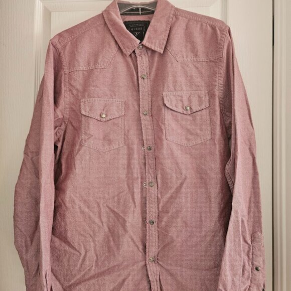 GUESS - Men's Slim Fit Shirt - Picture 1 of 4
